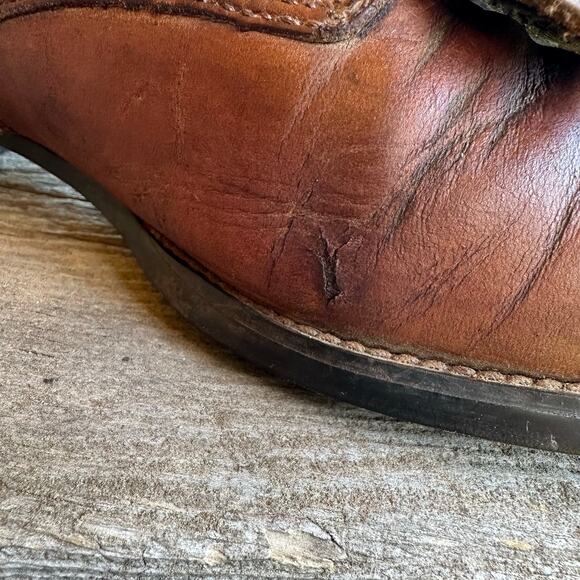 ARIAT Boots Western Lace Up Kilties Womens 7B Brown Leather Cowgirl Boho Rodeo - Picture 8 of 11